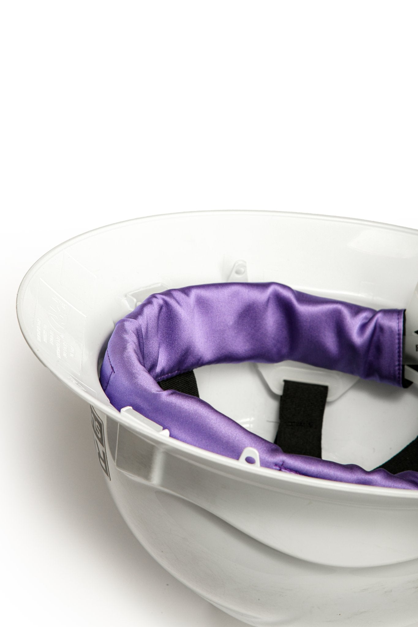 MULBERRY SILK SWEATBAND 1.0 - LILAC (FRONT + SIDES WRAP)